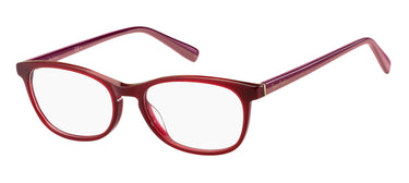 Premium Women Pierre Cardin Eyeglasses: P.C. 8488 - Burgundy - SpecSMART Eye Clinic (Diagonal View)